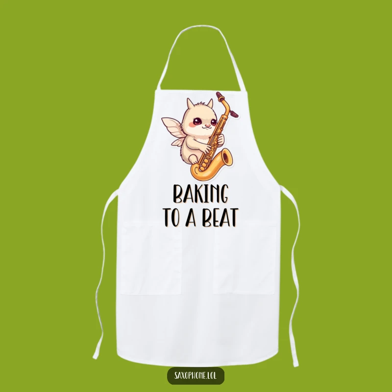 Funny Tiny Wings Sax Apron: Cook with Musical Dedication, Funniest Funny Gift