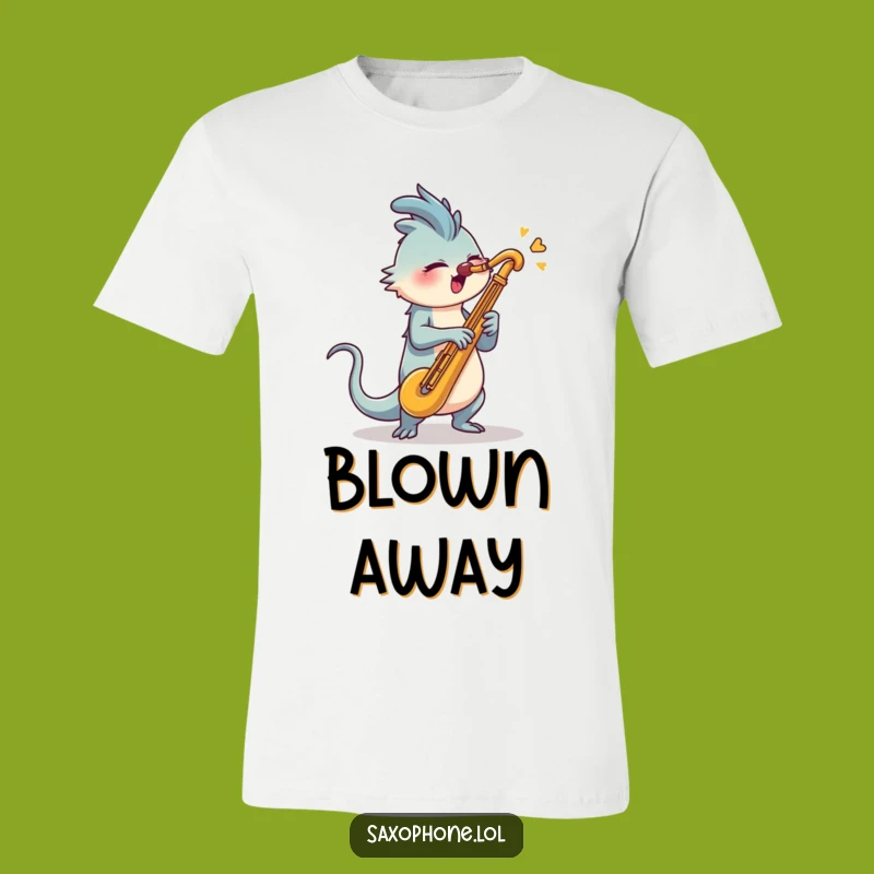 Funny Saxophone Blast T-Shirt: Express Your Musical Power