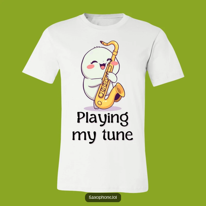 Funny Saxophone Giggle T-Shirt: Wearable Music for Playful People